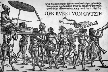 Kunig von Gutzin, trykk laget av Georg Glockendon, 1511